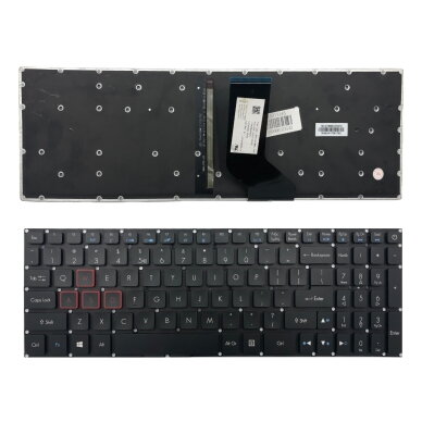 Klaviatūra ACER: Aspire VN7-793, VN7-793G su apšvietimu Klaviatūra ACER: Aspire VN7-793, VN7-793G su apšvietimu