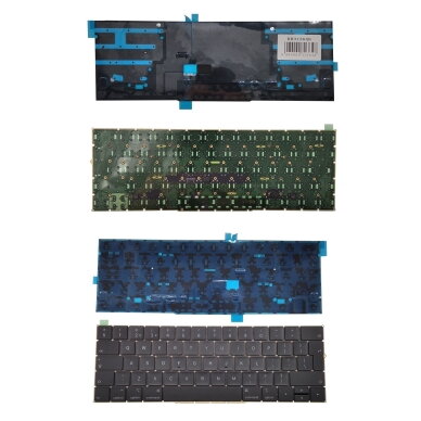 Klaviatūra Apple Macbook Pro 13" 15" 2018 A1989 A1990, UK Klaviatūra Apple Macbook Pro 13" 15" 2018 A1989 A1990, UK