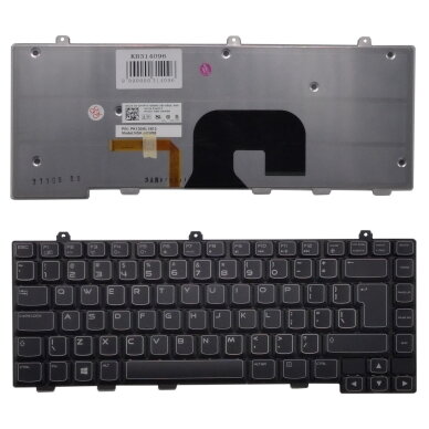 Klaviatūra DELL Alienware: M14X UI, US Klaviatūra DELL Alienware: M14X UI, US