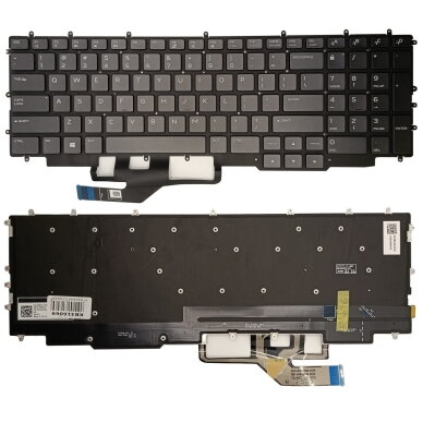 Klaviatūra DELL G7 17 7700, su spalvotu pašvietimu, US Klaviatūra DELL G7 17 7700, su spalvotu pašvietimu, US