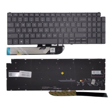 Klaviatūra DELL Inspiron 5584, 5590, 5593, 5594, 5598 su pašvietimu Klaviatūra DELL Inspiron 5584, 5590, 5593, 5594, 5598 su pašvietimu