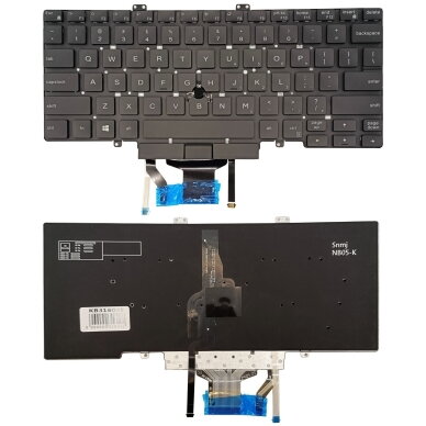 Klaviatūra DELL Latitude 5400, su „trackpoint“ Klaviatūra DELL Latitude 5400, su „trackpoint“