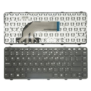 Klaviatūra HP ProBook 430 G2, 440 G0, 440 G1, 440 G2, 445 G2, 630 G2, 640 G1, 645 G1.su rėmeliu Klaviatūra HP ProBook 430 G2, 440 G0, 440 G1, 440 G2, 445 G2, 630 G2, 640 G1, 645 G1.su rėmeliu