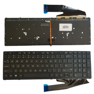 Klaviatūra HP ZBook 17 G4, 15 G3, G4, 17 G3, G4, US Klaviatūra HP ZBook 17 G4, 15 G3, G4, 17 G3, G4, US