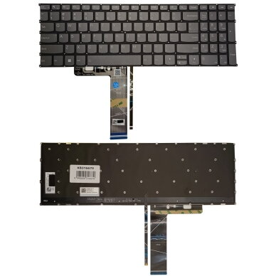 Klaviatūra LENOVO IdeaPad Slim 3 15IAH8, su pašvietimu, US Klaviatūra LENOVO IdeaPad Slim 3 15IAH8, su pašvietimu, US