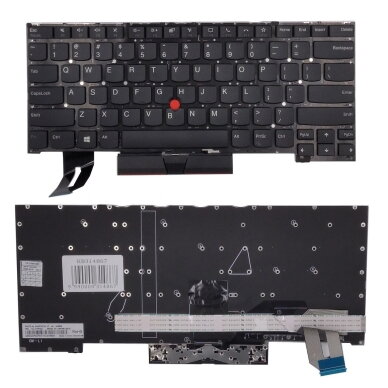 Klaviatūra LENOVO ThinkPad T14s, su trackpoint, US Klaviatūra LENOVO ThinkPad T14s, su trackpoint, US