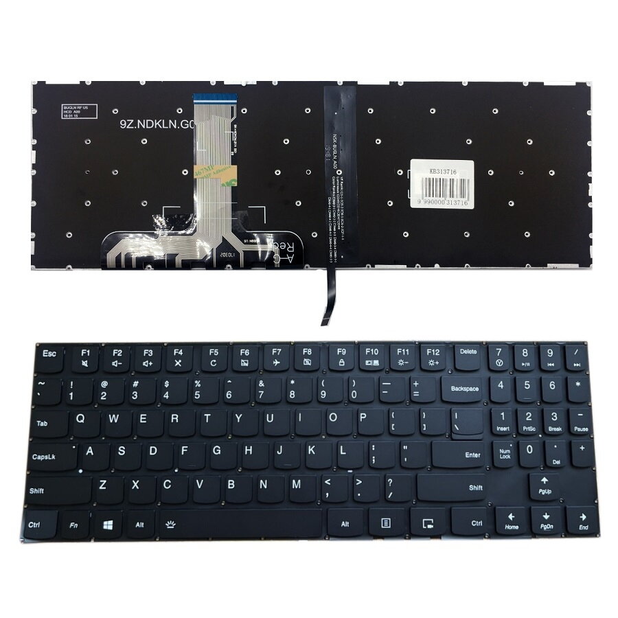 Klaviatūra Lenovo: Legion Y520 su baltu pašvietimu Klaviatūra Lenovo: Legion Y520 su baltu pašvietimu