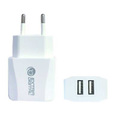 Kroviklis EXTRA DIGITAL 2xUSB: 220V, 2.1A