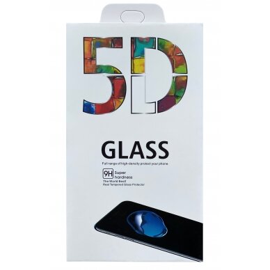 LCD apsauginis stikliukas 5D Full Glue Samsung G950 S8 lenktas juodas