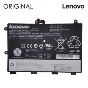 Nešiojamo kompiuterio baterija LENOVO 45N1750, 4600mAh, Original