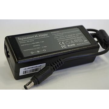 Nešiojamo kompiuterio įkroviklis SAMSUNG 60W: 19V, 3.16A Nešiojamo kompiuterio įkroviklis SAMSUNG 60W: 19V, 3.16A