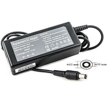 Nešiojamo kompiuterio įkroviklis TOSHIBA 60W: 19V, 3.16A Nešiojamo kompiuterio įkroviklis TOSHIBA 60W: 19V, 3.16A