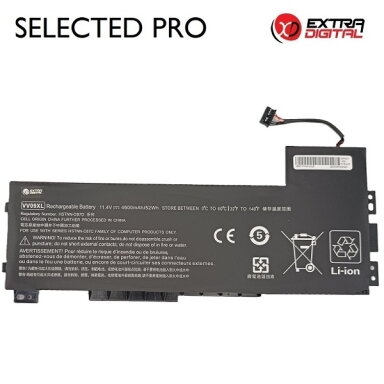 Nešiojamo kompiuterio baterija HP VV09XL, 4600mAh, Selected Pro