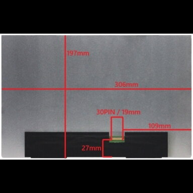 Nešiojamo kompiuterio ekranas matrica 14" OLED 30PIN 1920x1200 60HZ ATNA40CT02 Nešiojamo kompiuterio ekranas matrica 14" OLED 30PIN 1920x1200 60HZ ATNA40CT02