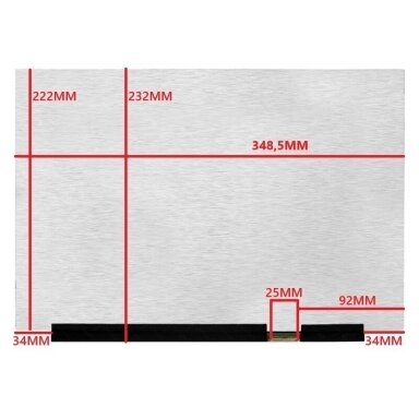 Nešiojamo kompiuterio ekranas matrica 16" 3840x2400 ATNA60YV02-0 OLED blizgus