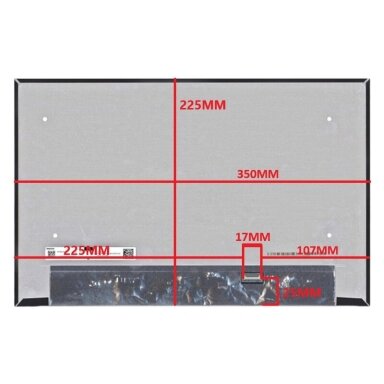Nešiojamo kompiuterio ekranas matrica 16.0″ 1920×1200 IPS 60hz 17mm 30pin N160JCA-GE1