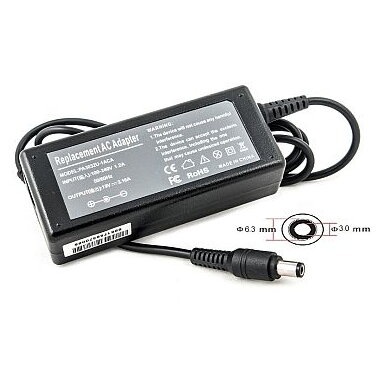 Nešiojamo kompiuterio įkroviklis TOSHIBA 60W: 19V, 3.16A