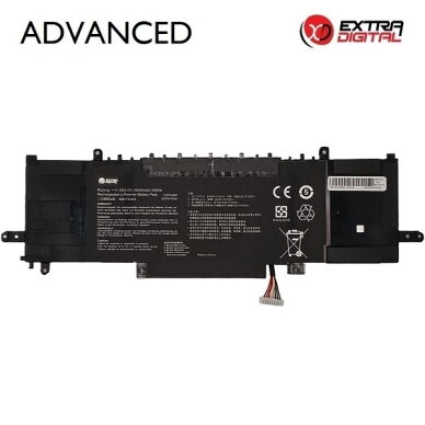 Nešiojamo kompiuterio baterija ASUS C31N1841, 3400mAh, Extra Digital Advanced Nešiojamo kompiuterio baterija ASUS C31N1841, 3400mAh, Extra Digital Advanced