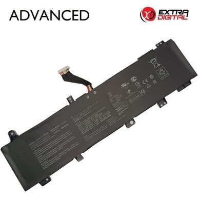 Nešiojamo kompiuterio baterija ASUS C41N1906 (Type A), 4900mAh, Extra Digital Advanced Nešiojamo kompiuterio baterija ASUS C41N1906 (Type A), 4900mAh, Extra Digital Advanced
