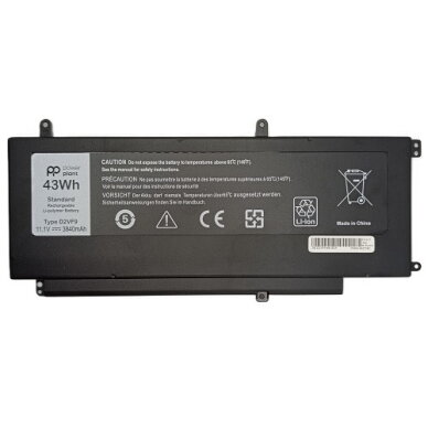 Nešiojamo kompiuterio baterija DELL D2VF9, 3840mAh, Power Plant Nešiojamo kompiuterio baterija DELL D2VF9, 3840mAh, Power Plant
