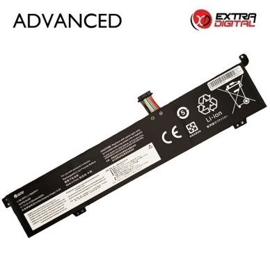 Nešiojamo kompiuterio baterija LENOVO L19L3PF3, L19M3PF7, 4100mAh, Extra Digital Advanced Nešiojamo kompiuterio baterija LENOVO L19L3PF3, L19M3PF7, 4100mAh, Extra Digital Advanced