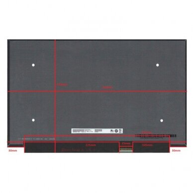 Nešiojamo kompiuterio ekranas matrica 15.6″ UHD 3840x2160 IPS 40pin 60hz B156ZAN03.0 Nešiojamo kompiuterio ekranas matrica 15.6″ UHD 3840x2160 IPS 40pin 60hz B156ZAN03.0