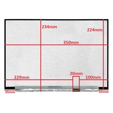 Nešiojamo kompiuterio ekranas matrica 16" 1920x1200 60HZ 40pin B160UAK01.2 TOUCH Nešiojamo kompiuterio ekranas matrica 16" 1920x1200 60HZ 40pin B160UAK01.2 TOUCH