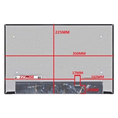 Nešiojamo kompiuterio ekranas matrica 16.0″ 1920×1200 IPS 60hz 17mm 30pin N160JCA-GE1 Nešiojamo kompiuterio ekranas matrica 16.0″ 1920×1200 IPS 60hz 17mm 30pin N160JCA-GE1