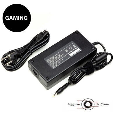 Nešiojamo kompiuterio įkroviklis ACER 180W: 19.5V, 9.23A Nešiojamo kompiuterio įkroviklis ACER 180W: 19.5V, 9.23A