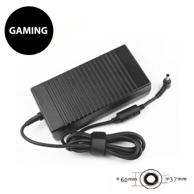 Nešiojamo kompiuterio įkroviklis ASUS 180W: 19.5V, 9.23A Nešiojamo kompiuterio įkroviklis ASUS 180W: 19.5V, 9.23A