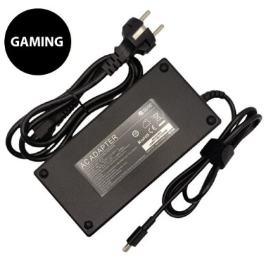 Nešiojamo kompiuterio įkroviklis ASUS 240W: 20V, 12A Nešiojamo kompiuterio įkroviklis ASUS 240W: 20V, 12A