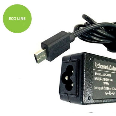 Nešiojamo kompiuterio įkroviklis ASUS 33W: 19V,1.75A Nešiojamo kompiuterio įkroviklis ASUS 33W: 19V,1.75A