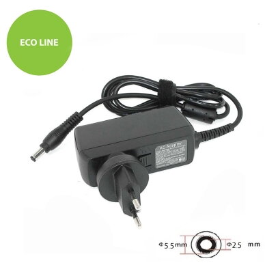 Nešiojamo kompiuterio įkroviklis ASUS 45W: 19V, 2.37A Nešiojamo kompiuterio įkroviklis ASUS 45W: 19V, 2.37A