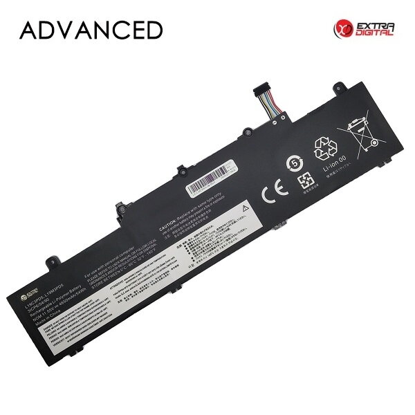 Nešiojamo kompiuterio baterija LENOVO L19C3PD5, 4650mAh, Extra Digital Advanced Nešiojamo kompiuterio baterija LENOVO L19C3PD5, 4650mAh, Extra Digital Advanced