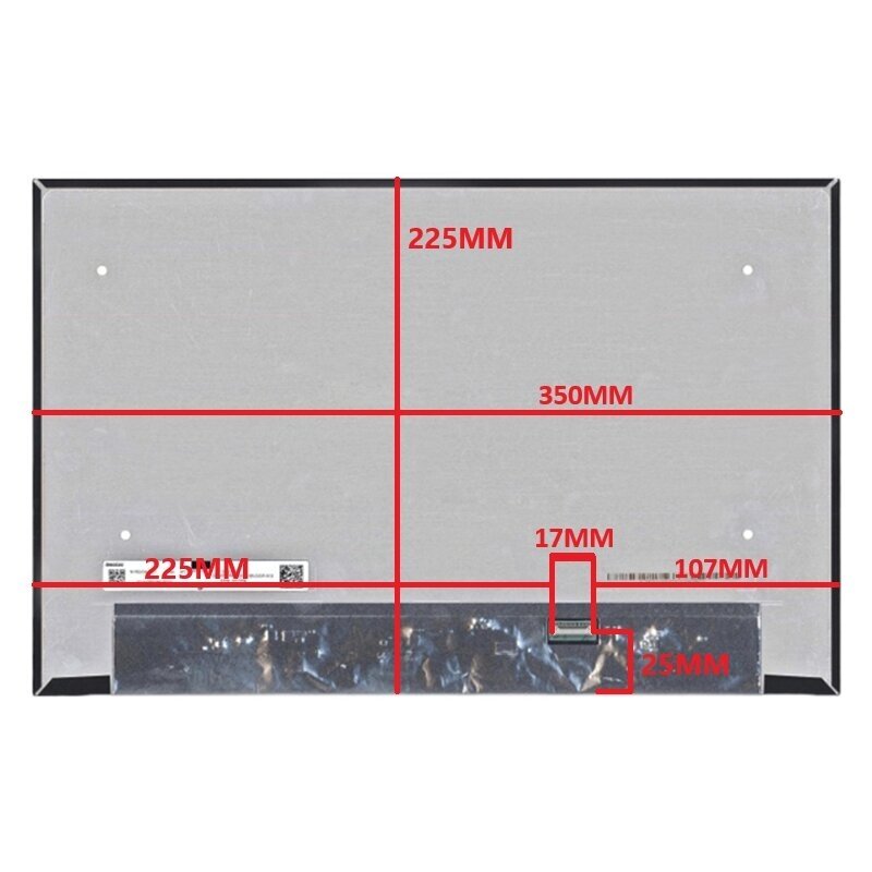 Nešiojamo kompiuterio ekranas matrica 16.0″ 1920×1200 IPS 60hz 17mm 30pin N160JCA-GE1